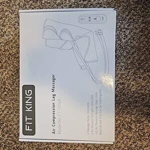 Fit King Air Compression Leg Massager Gray Model Number FT-009A